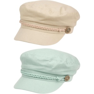 image:imageFunky Junque Greek Fisherman Newsboy Cap Cotton Captains Bakerboy Hat  Breathable cotton fisherman cap with flat round top for everyday style sun protection travel amp timeless looks2 Pack  Mint  Khaki