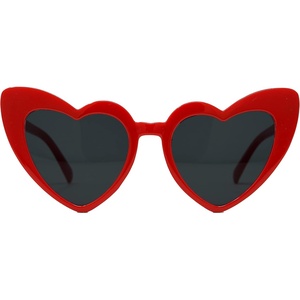 image:imageFunky Junque Heart Shaped Sunglasses Women Fashion Eyewear  Sturdy plastic heart shaped sunglasses with playful frames for bachelorette parties girls night out amp photosRed