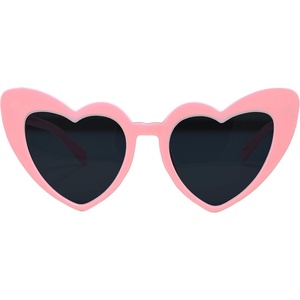 image:imageFunky Junque Heart Shaped Sunglasses Women Fashion Eyewear  Sturdy plastic heart shaped sunglasses with playful frames for bachelorette parties girls night out amp photosPink