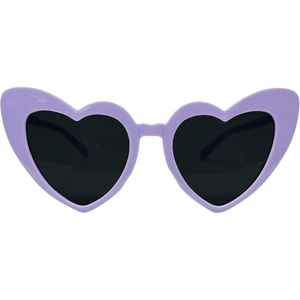 image:imageFunky Junque Heart Shaped Sunglasses Women Fashion Eyewear  Sturdy plastic heart shaped sunglasses with playful frames for bachelorette parties girls night out amp photosViolet