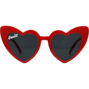 image:imageFunky Junque Heart Shaped Sunglasses Women Fashion Eyewear  Sturdy plastic heart shaped sunglasses with playful frames for bachelorette parties girls night out amp photosRed Squad