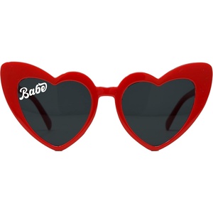 image:imageFunky Junque Heart Shaped Sunglasses Women Fashion Eyewear  Sturdy plastic heart shaped sunglasses with playful frames for bachelorette parties girls night out amp photosRed Babe