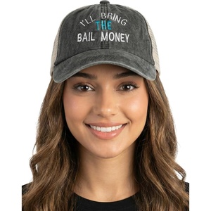 image:imageFunky Junque Ill Bring The Mesh Trucker Hats  Lightweight Cotton Cap with Sun Protection Golf Beach and Bachelorette Parties Casual Caps for WomenIll Bring the Bail Money