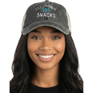 image:imageFunky Junque Ill Bring The Mesh Trucker Hats  Lightweight Cotton Cap with Sun Protection Golf Beach and Bachelorette Parties Casual Caps for WomenIll Bring the Snacks