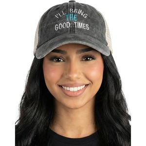 image:imageFunky Junque Ill Bring The Mesh Trucker Hats  Lightweight Cotton Cap with Sun Protection Golf Beach and Bachelorette Parties Casual Caps for WomenIll Bring the Good Times