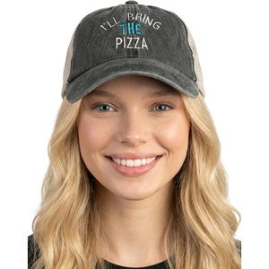 image:imageFunky Junque Ill Bring The Mesh Trucker Hats  Lightweight Cotton Cap with Sun Protection Golf Beach and Bachelorette Parties Casual Caps for WomenIll Bring the Pizza
