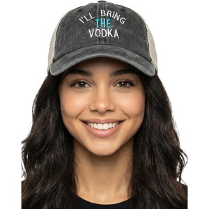 image:imageFunky Junque Ill Bring The Mesh Trucker Hats  Lightweight Cotton Cap with Sun Protection Golf Beach and Bachelorette Parties Casual Caps for WomenIll Bring the Vodka