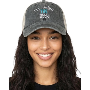 image:imageFunky Junque Ill Bring The Mesh Trucker Hats  Lightweight Cotton Cap with Sun Protection Golf Beach and Bachelorette Parties Casual Caps for WomenIll Bring the Beer