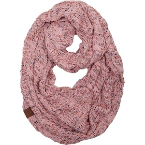image:imageFunky Junque Infinity Scarf for Women  Oversized Chunky Winter Scarf Colorful Fall Scarves Soft Sweater Wrap Cozy StyleA Confetti Indi Pink Design