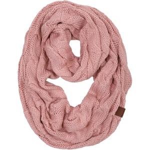 image:imageFunky Junque Infinity Scarf for Women  Oversized Chunky Winter Scarf Colorful Fall Scarves Soft Sweater Wrap Cozy StyleRose Lined