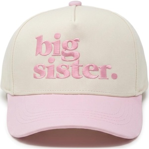 image:imageFunky Junque Kids 2 Tone Trucker Snapback Hat for Baby Toddler amp Children  Soft Cotton Trucker Hat with Adjustable Snapback Everyday Play and Gifting Funny Toddler Hats for KidsBig Sister  Light PinkBeige
