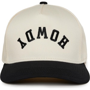 image:imageFunky Junque Kids 2 Tone Trucker Snapback Hat for Baby Toddler amp Children  Soft Cotton Trucker Hat with Adjustable Snapback Everyday Play and Gifting Funny Toddler Hats for KidsHowdy Upside Down  BlackBeige