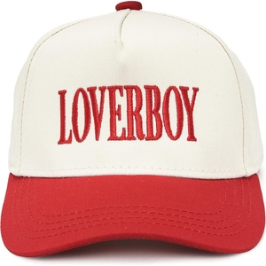 image:imageFunky Junque Kids 2 Tone Trucker Snapback Hat for Baby Toddler amp Children  Soft Cotton Trucker Hat with Adjustable Snapback Everyday Play and Gifting Funny Toddler Hats for KidsLoverboy  RedBeige