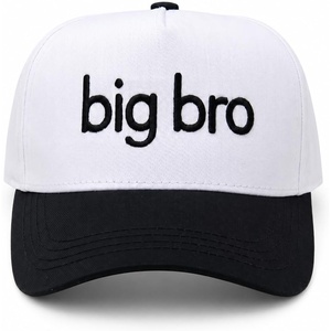 image:imageFunky Junque Kids 2 Tone Trucker Snapback Hat for Baby Toddler amp Children  Soft Cotton Trucker Hat with Adjustable Snapback Everyday Play and Gifting Funny Toddler Hats for KidsBig Brother  BlackWhite