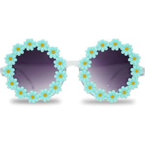 image:imageFunky Junque Kids Sunglasses UV Protection Toddler Shades  Lightweight kids sunglasses with UV protection for swimming surfing kayaking beach days amp summer playRound Daisy Flower  Mint