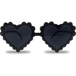 image:imageFunky Junque Kids Sunglasses UV Protection Toddler Shades  Lightweight kids sunglasses with UV protection for swimming surfing kayaking beach days amp summer playScallop Heart  Black