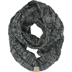 image:imageFunky Junque Kids Winter Scarf  Toddler Girl Neck Warmer Baby Infinity Scarf Warm Balaclava for Kids Soft Girls Scarves4 Tone Mix 31  Black  Dark Melange Grey  Heather Grey  Beige