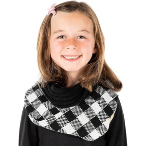 image:imageFunky Junque Kids Winter Scarf  Toddler Girl Neck Warmer Baby Infinity Scarf Warm Balaclava for Kids Soft Girls ScarvesBuffalo Check  BlackWhite