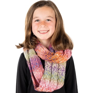image:imageFunky Junque Kids Winter Scarf  Toddler Girl Neck Warmer Baby Infinity Scarf Warm Balaclava for Kids Soft Girls ScarvesRose Mix