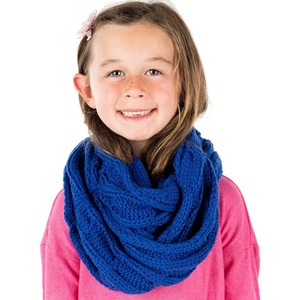 image:imageFunky Junque Kids Winter Scarf  Toddler Girl Neck Warmer Baby Infinity Scarf Warm Balaclava for Kids Soft Girls ScarvesSolid Royal Blue