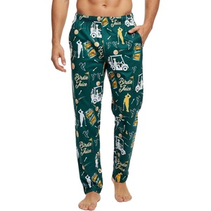image:imageFunky Junque Mens Funny Pajama Pants Novelty Lounge Bottoms  Mens stretchy lounge pants 90 poly10 spandex pockets adjustable waist fun novelty prints amp gift bagBirdie Juice  Green