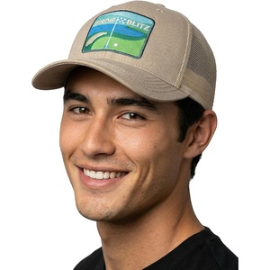 image:imageFunky Junque Mens Mesh Patch Saying Trucker Hat  Lightweight Cotton Cap with Sun Protection Golf Beach and Everyday Trendy Caps for MenBirdie Blitz  Beige