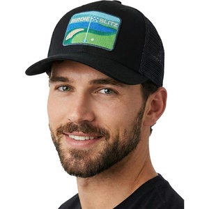 image:imageFunky Junque Mens Mesh Patch Saying Trucker Hat  Lightweight Cotton Cap with Sun Protection Golf Beach and Everyday Trendy Caps for MenBirdie Blitz  Black