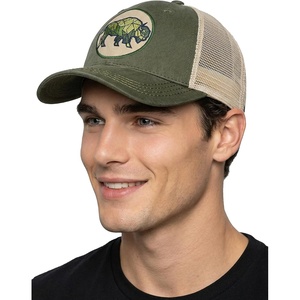 image:imageFunky Junque Mens Mesh Patch Saying Trucker Hat  Lightweight Cotton Cap with Sun Protection Golf Beach and Everyday Trendy Caps for MenBuffalo Geometric  OliveBeige