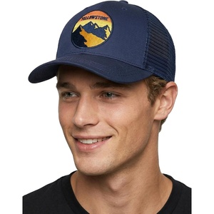 image:imageFunky Junque Mens Mesh Patch Saying Trucker Hat  Lightweight Cotton Cap with Sun Protection Golf Beach and Everyday Trendy Caps for MenYellowstone  Navy