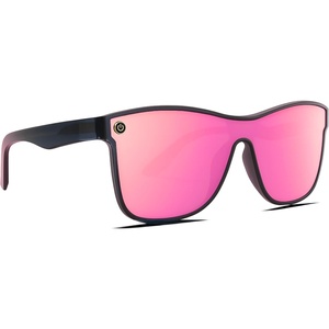 image:imageFunky Junque Mirrored Sunglasses Reflective 80s Style Shades  Lightweight frameless sunglasses with reflective mirror lenses for driving beach days festivals amp unisex 80s styleLight Pink