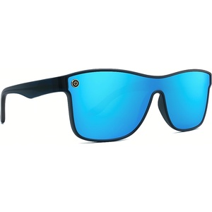 image:imageFunky Junque Mirrored Sunglasses Reflective 80s Style Shades  Lightweight frameless sunglasses with reflective mirror lenses for driving beach days festivals amp unisex 80s styleGreenBlue