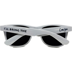 image:imageFunky Junque Polarized Retro Sunglasses Bridal Party Shades  Lightweight polarized sunglasses with contoured arms for bachelorette parties engagements honeymoons amp bridal showersIll Bring the  Lawyer Heather Grey
