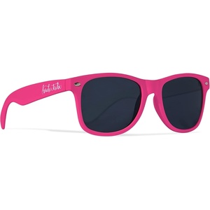 image:imageFunky Junque Polarized Retro Sunglasses Bridal Party Shades  Lightweight polarized sunglasses with contoured arms for bachelorette parties engagements honeymoons amp bridal showersBride Tribe Hot Pink