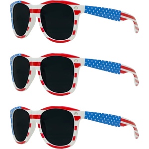 image:imageFunky Junque Polarized Retro Sunglasses Bridal Party Shades  Lightweight polarized sunglasses with contoured arms for bachelorette parties engagements honeymoons amp bridal showers3 Pack  Usa Flag