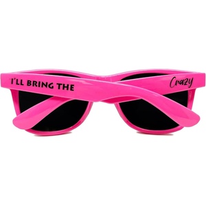 image:imageFunky Junque Polarized Retro Sunglasses Bridal Party Shades  Lightweight polarized sunglasses with contoured arms for bachelorette parties engagements honeymoons amp bridal showersIll Bring the  Crazy Hot Pink