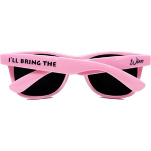 image:imageFunky Junque Polarized Retro Sunglasses Bridal Party Shades  Lightweight polarized sunglasses with contoured arms for bachelorette parties engagements honeymoons amp bridal showersIll Bring the  Wine Light Pink