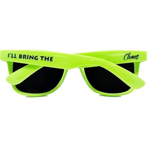 image:imageFunky Junque Polarized Retro Sunglasses Bridal Party Shades  Lightweight polarized sunglasses with contoured arms for bachelorette parties engagements honeymoons amp bridal showersIll Bring the  Chaos Neon Lime