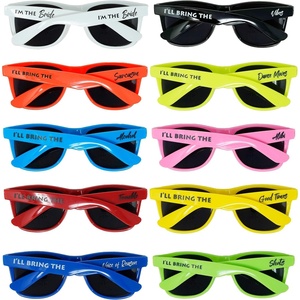 image:imageFunky Junque Polarized Retro Sunglasses Bridal Party Shades  Lightweight polarized sunglasses with contoured arms for bachelorette parties engagements honeymoons amp bridal showers10 Pack  Im the Bride Bundle