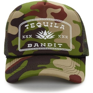 image:imageFunky Junque Premium Mesh Snapback Trucker Hat  Stylish Comfort for All  Patriotic Humor amp More  Lightweight Foam Trucker Hat with Adjustable Snapback Concerts Festivals and Weekend Wear Funny Trucker HatsTequila Bandit  Camo