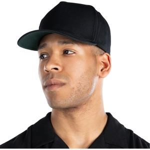 image:imageFunky Junque Solid Trucker Hat  Lightweight Polyester Hat with Sun Protection Everyday Outdoor and Vacation Trendy Hats for Women and MenBlack W Green Under Brim
