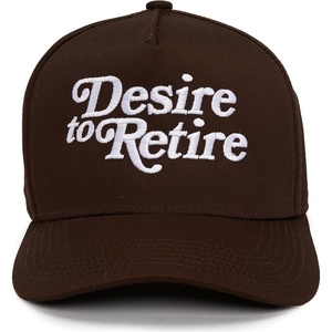 image:imageFunky Junque Solid Trucker Hat  Lightweight Polyester Hat with Sun Protection Everyday Outdoor and Vacation Trendy Hats for Women and MenDesire to Retire  Brown