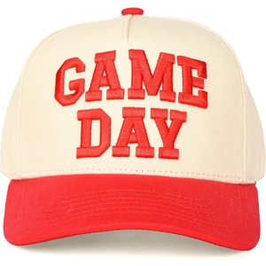 image:imageFunky Junque Trucker Snapback Hat  Lightweight Cotton Trucker Hat with Adjustable Snapback Golf 4th of July and Street Style Funny Trucker Hats for WomenGame Day  RedBeige