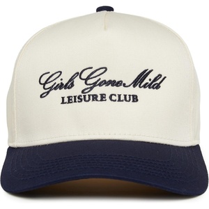 image:imageFunky Junque Trucker Snapback Hat  Lightweight Cotton Trucker Hat with Adjustable Snapback Golf 4th of July and Street Style Funny Trucker Hats for WomenGirls Gone Mild Leisure Club  NavyBeige
