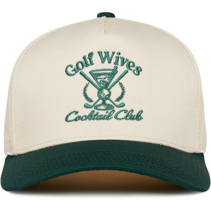 image:imageFunky Junque Trucker Snapback Hat  Lightweight Cotton Trucker Hat with Adjustable Snapback Golf 4th of July and Street Style Funny Trucker Hats for WomenGolf Wives Cocktail Club  GreenBeige