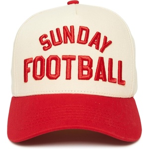 image:imageFunky Junque Trucker Snapback Hat  Lightweight Cotton Trucker Hat with Adjustable Snapback Golf 4th of July and Street Style Funny Trucker Hats for WomenSunday Football  RedBeige