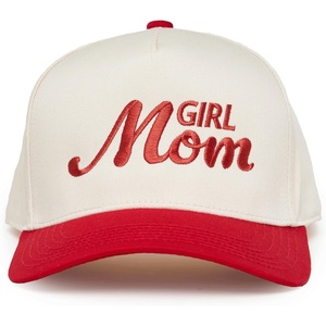 image:imageFunky Junque Trucker Snapback Hat  Lightweight Cotton Trucker Hat with Adjustable Snapback Golf 4th of July and Street Style Funny Trucker Hats for WomenGirl Mom  RedBeige