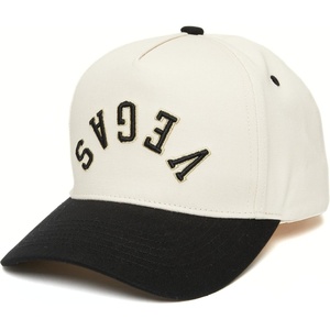image:imageFunky Junque Upside Down City 2 Tone Trucker Hat Embroidered Baseball Cap  Structured 5 Panel cotton cap with 3D embroidery for street style weekend getaways game days amp music festivalsVegas  BlackBeige