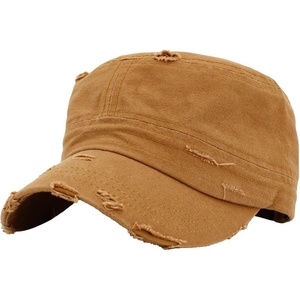 image:imageFunky Junque Vintage Newsboy Cap Womens Cadet Cabbie Hat  Cadet cap with vintage distressed look for casual outings fall layering denim looks amp giftingDistressed Camel