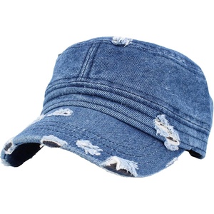 image:imageFunky Junque Vintage Newsboy Cap Womens Cadet Cabbie Hat  Cadet cap with vintage distressed look for casual outings fall layering denim looks amp giftingDistressed Denim