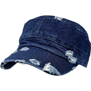 image:imageFunky Junque Vintage Newsboy Cap Womens Cadet Cabbie Hat  Cadet cap with vintage distressed look for casual outings fall layering denim looks amp giftingDeep Dark Denim